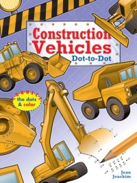 Image of Construction Vehicles Dot-to-Dot
