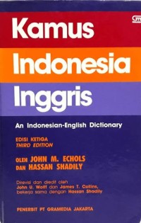 Image of Kamus Indonesia-Inggris: An Indonesian-English Dictionary