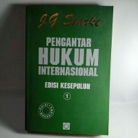Image of Pengantar Hukum Internasional Edisi Ke Sepuluh